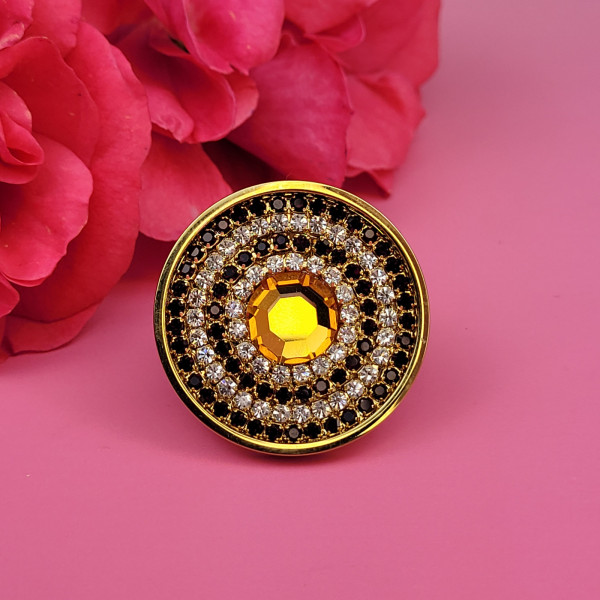 Verstellbarer Ring mit Swarovski-Kristallen "Neve"